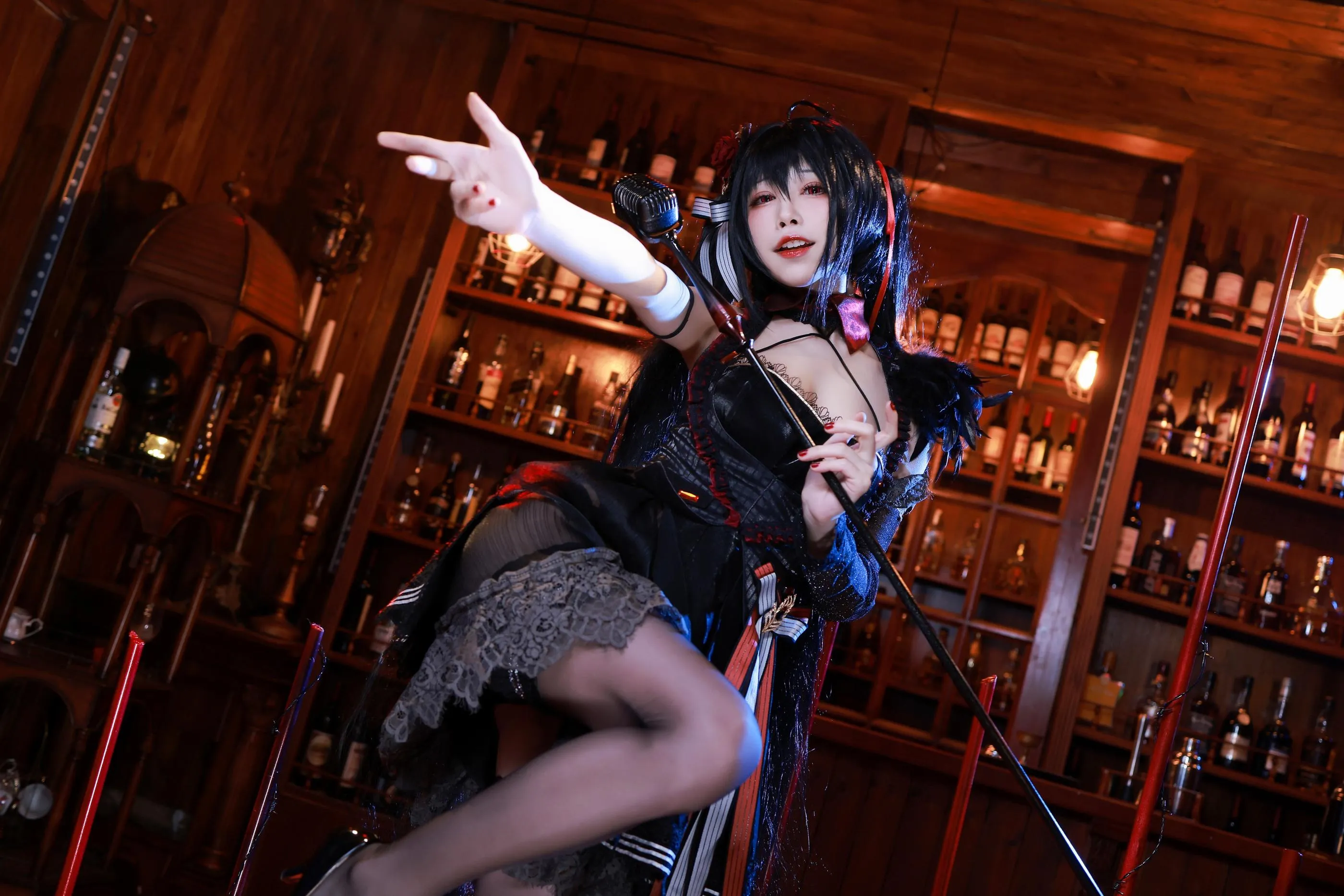 水淼aqua – NO.76 大凤 打歌服 [45P]插图9